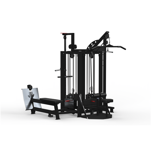 Station de musculation 4 tirages - Laroq Tour Tirage 4 noir