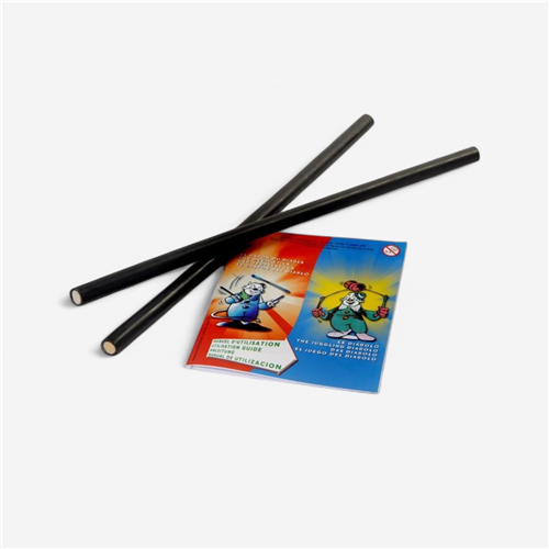 Paire de baguettes bâton du diable - noir