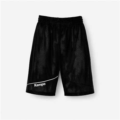 Short basket Kempa Enfant - Rev Noir/Blanc 