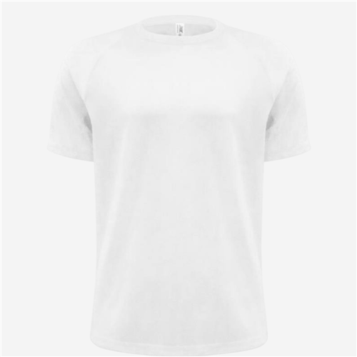 Maillot manches courtes Homme JHK Textile - Polyester Blanc 