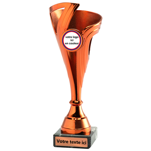 COUPE BRONZE PERSONNALISÉE DE 20,5 CM