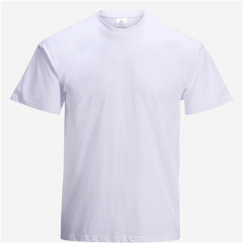 Tee shirt manches courtes mixte B&C - 190 Blanc 