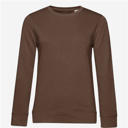 Sweat Shirt col rond femme B&C - Organic Marron