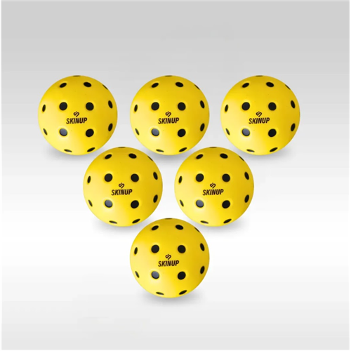 Lot de 6 balles de pickleball silencieuses Skinup Sport