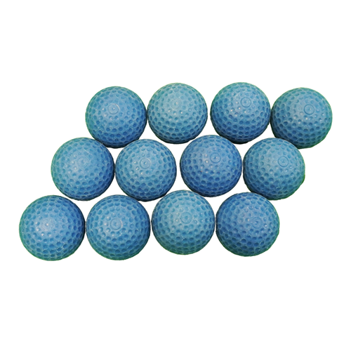 BALLE MINIGOLF BLEU X12