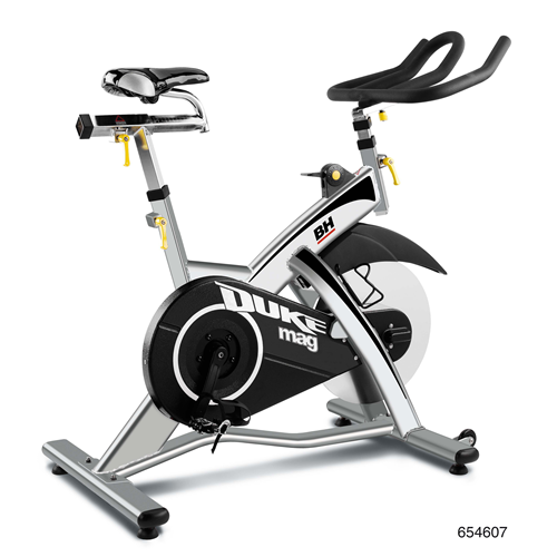 Vélo spinning - DUKE MAGNETIQUE H923 de chez BH Fitness argenté