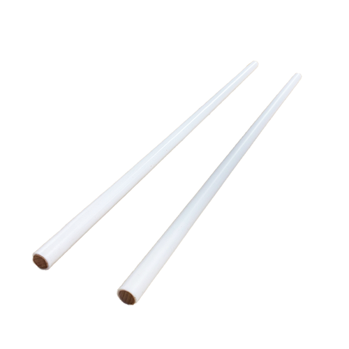 PAIRE DE BAGUETTES SILICONE BLANCHES POUR BATON DU DIABLE