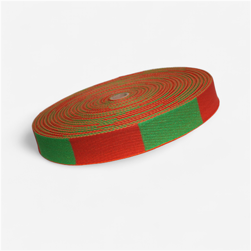 Ceinture orange/verte de judo - rouleau de 50m
