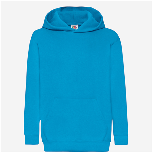 Sweat Capuche enfant Fruit Of The Loom - Bleu Azure