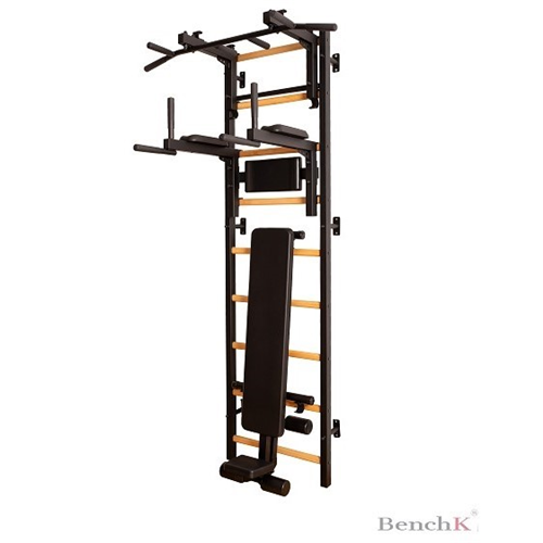 Espalier multifonction gymnastique - BenchK 733B noir bois