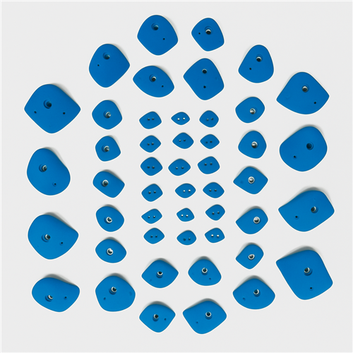 48 Prises Escalade - Pack Bon&#039;Bac Bleu (sans visserie)