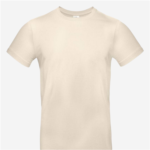 Tee shirt manches courtes mixte B&C - 190 Naturel 
