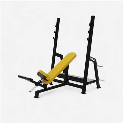 Banc de musculation Laroq - Banc développé Incliné jaune 