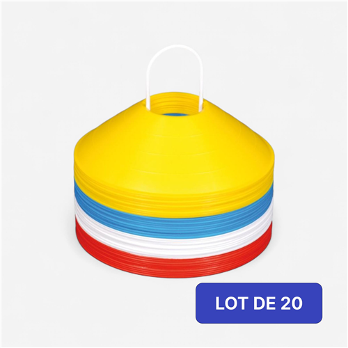 Coupelle souple - Lot de 20 multicolore