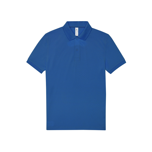POLO COTON HOMME BLEU ROYAL 210