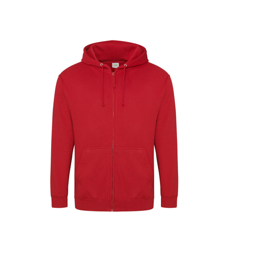 VESTE ZIPPEE CLUB ADULTE ROUGE