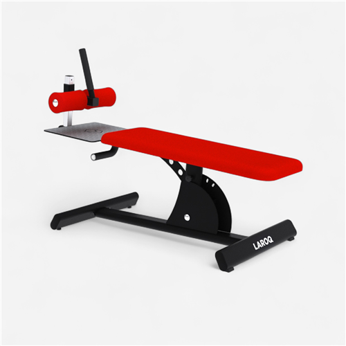 Banc de musculation Abdo Laroq - Réglable rouge 