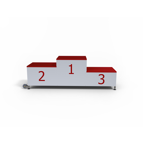PODIUM RÉCOMPENSES 3 PLACES ACIER