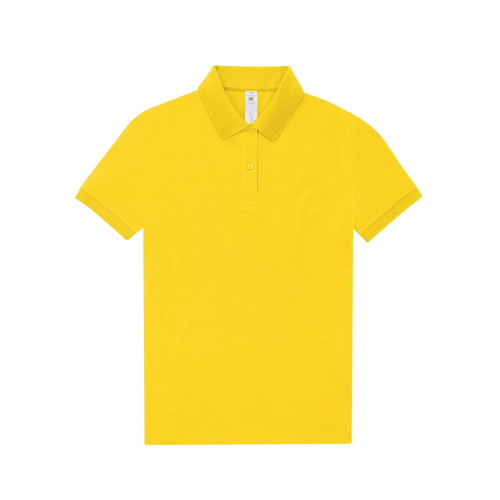 POLO COTON FEMME BLEU JAUNE 210