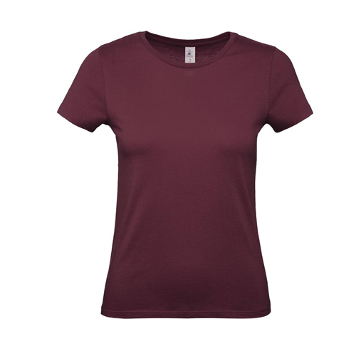 TEE SHIRT FEMME 150 BORDEAUX