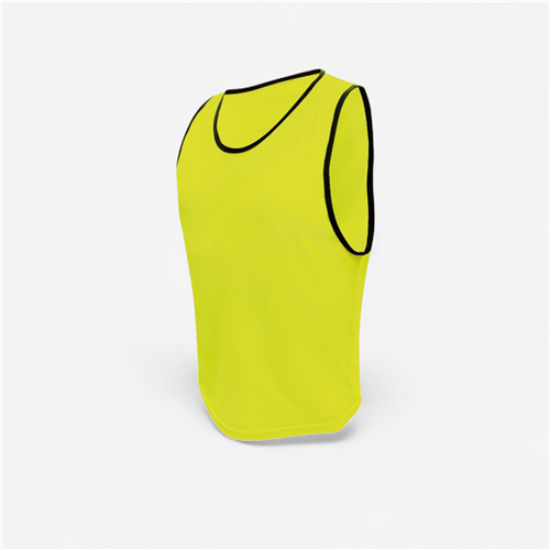 CHASUBLE AJOURÉE ADULTE JAUNE FLUO