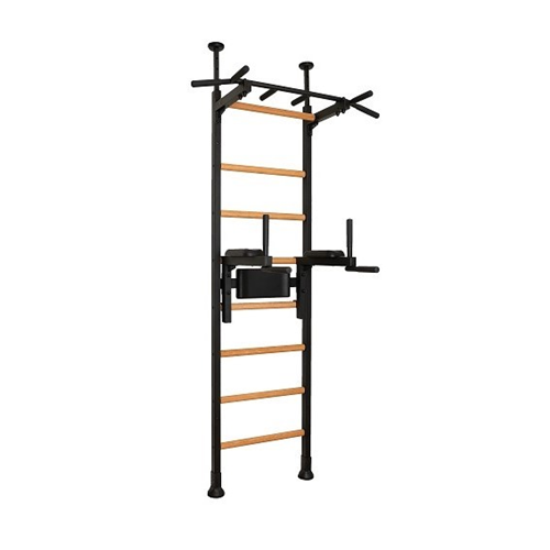 Espalier professionnel montage sans perçage gymnastique - BenchK 522B noir bois 