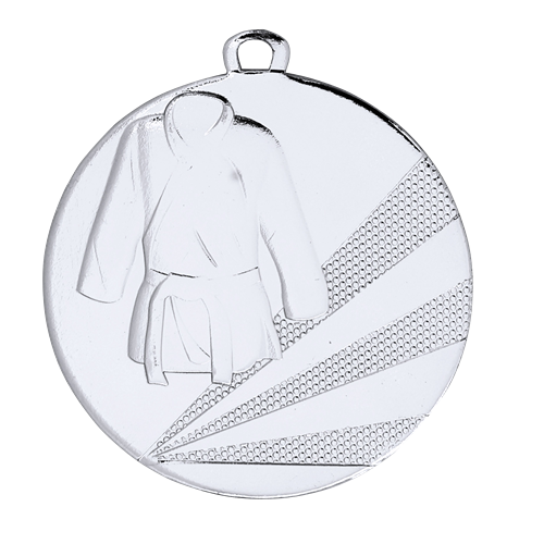 MEDAILLE JUDO ARGENT 50 MM
