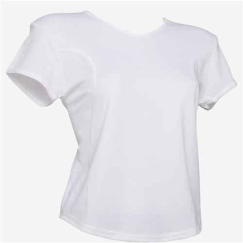 Tee shirt manches courtes femme Acqua Royal - Respirant Blanc 