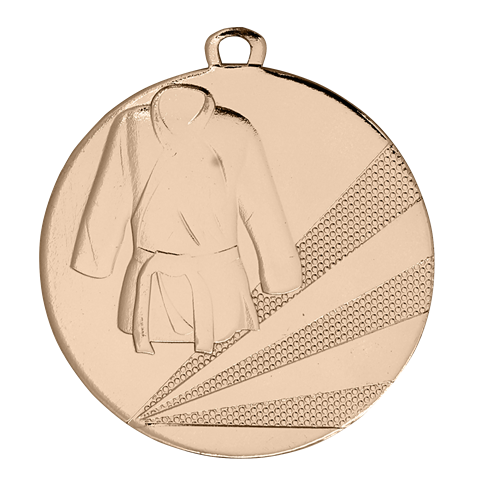 MEDAILLE JUDO BRONZE 50 MM