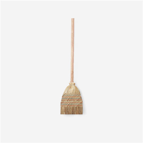 Balai paille de riz d'écurie équitation Kerbl - 4 coutures