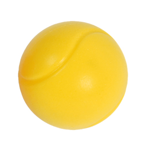 BALLE MOUSSE 7 CM JAUNE