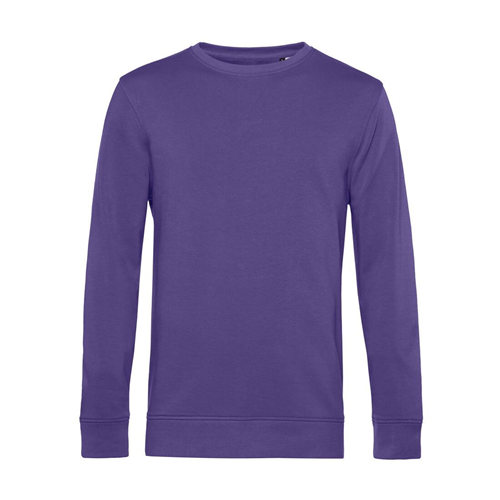 SWEAT COL ROND ORGANIQUE HOMME VIOLET