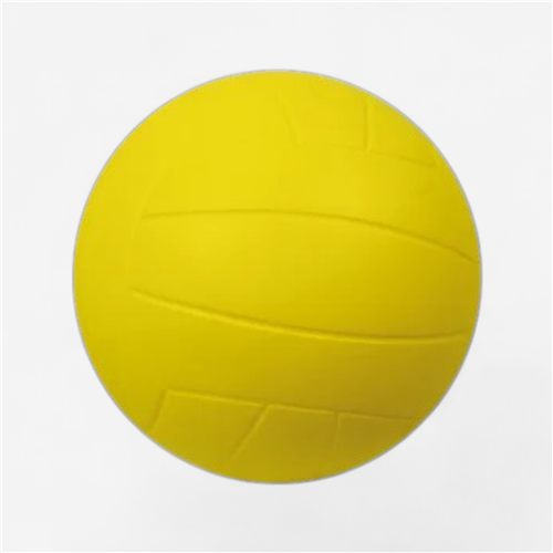 Ballon de volley Sportifrance - Mousse Hd jaune