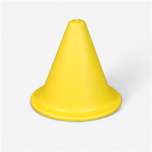 Cône souple et épais 18 cm - Jaune