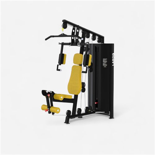 Appareil de musculation Laroq - Tour multifonction jaune 90 Kg 