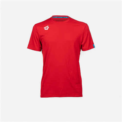 Tee Shirt manches courtes natation Arena polyester - Club Rouge 