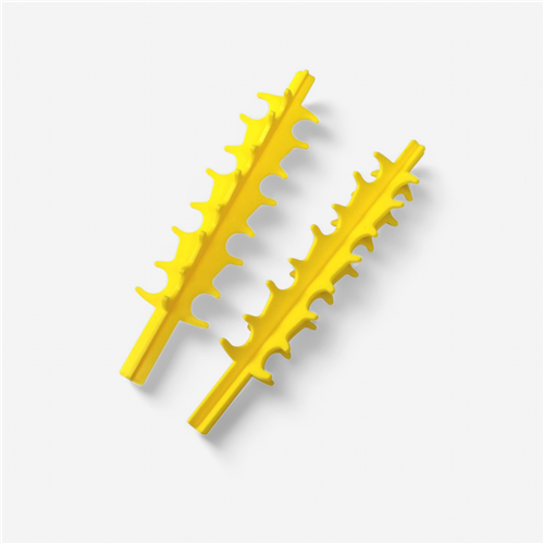 Taquet jalon - Lot de 2 taquets 4 hauteurs jaune