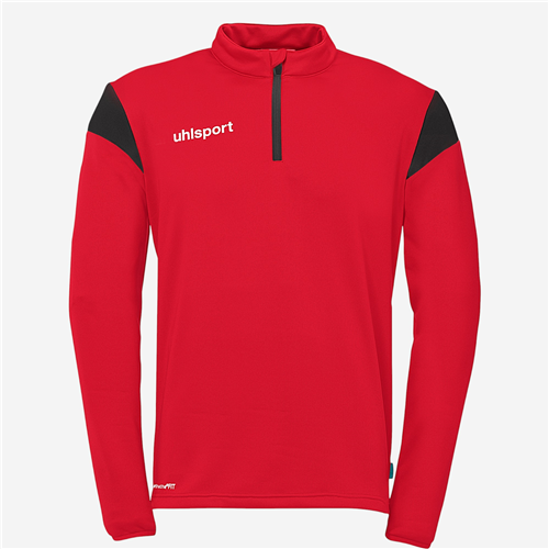 Sweat Shirt football Uhlsport Adulte - Squad27 1/4 Rouge/Noir 