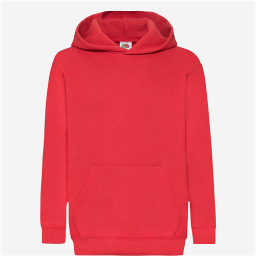 Sweat Capuche enfant Fruit Of The Loom - Rouge