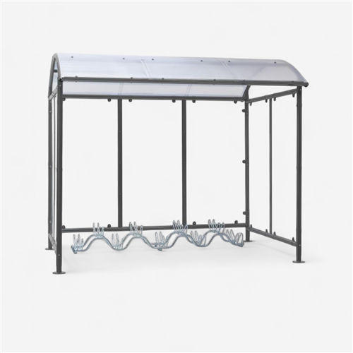 Abri de rangement vélos Mottez - Dôme 6 vélos 