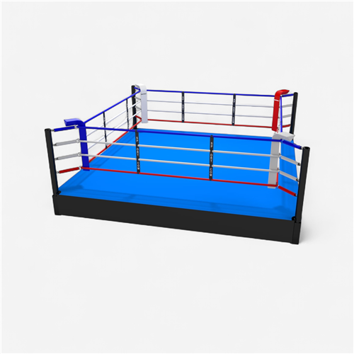 Ring boxe sur podium 5m Ext. 4 Int. Podium 50 cm Sportcom