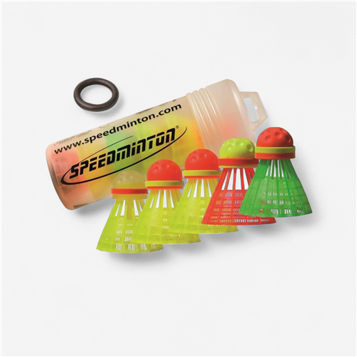 Tube De 5 Volants De Crossminton Speedminton