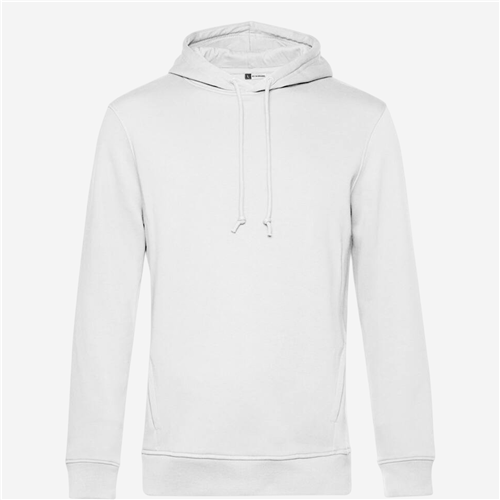 Sweat à capuche B&C - Organic Blanc