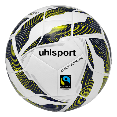 Ballon de football Uhlsport - taille 5 - Attack Addglue blanc - For the planet