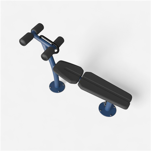 Appareil de musculation extérieur Kompan - Banc à abdominaux 