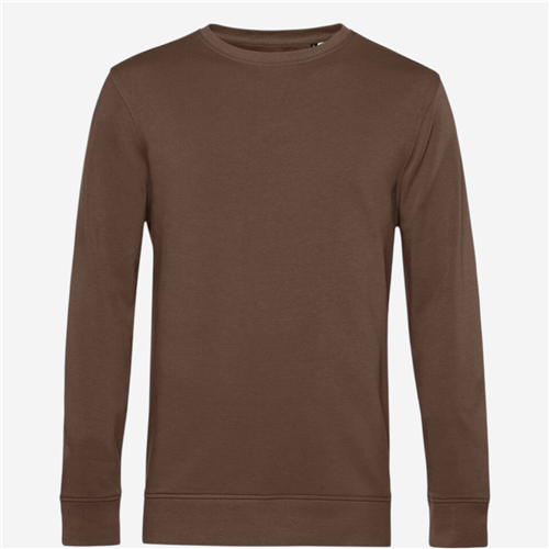 Sweat Shirt col rond homme B&C - Organic Marron