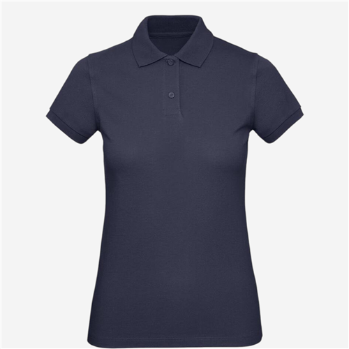 Polo femme B&C - Organic Bleu Marine 