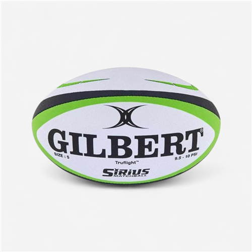 Ballon de rugby Gilbert taille 5 - Sirius vert