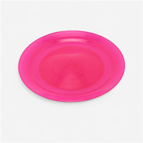 Assiette chinoise 24 cm Mister Babache - rose