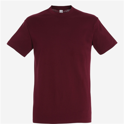 Tee-shirt manches courtes mixte Sol'S - Jersey 150 Bordeaux 